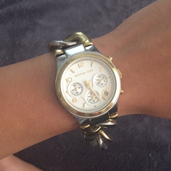 Michael Kors gold and silver watch - Picture 3 of 3